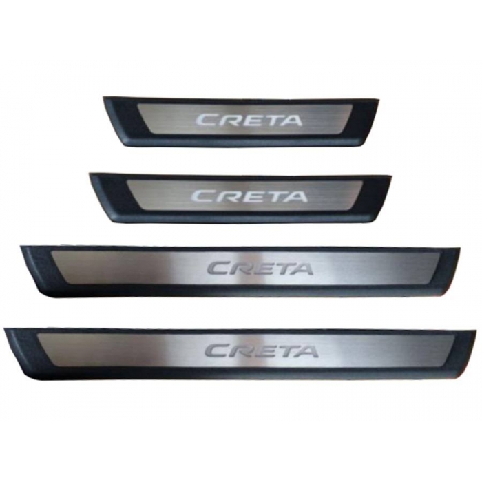 Hyundai New Creta 2020 Onwards Door Opening OEM Led Scuff Sill Plates